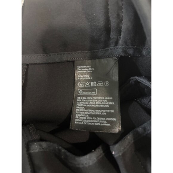 H&M Womens Black High-Waist Tie Belt Shorts Size 4 Polyester Stylish Comfortable - Picture 4 of 7